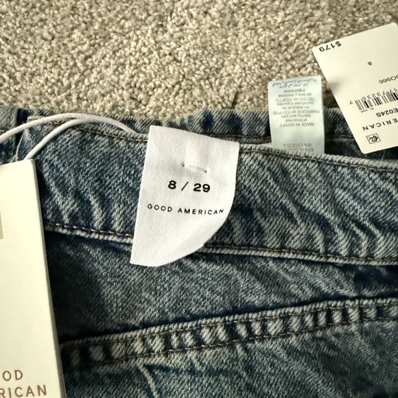 Good American Blue Wide Leg Jeans - Picture 8 of 8